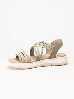 Jana - Coshy - Gröna sandaler