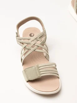 Jana - Coshy - Gröna sandaler