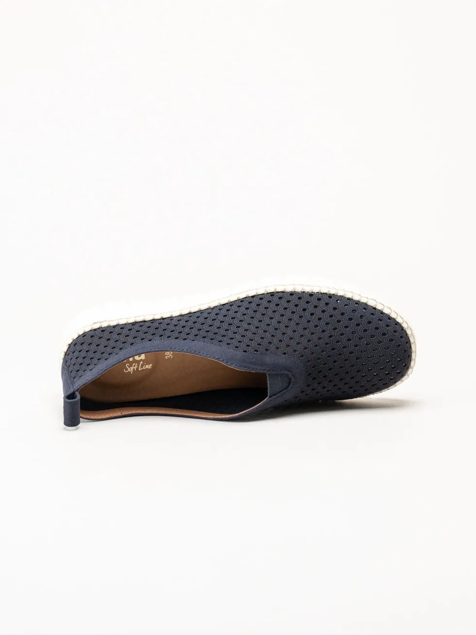 Jana - Marinblå slip on skor