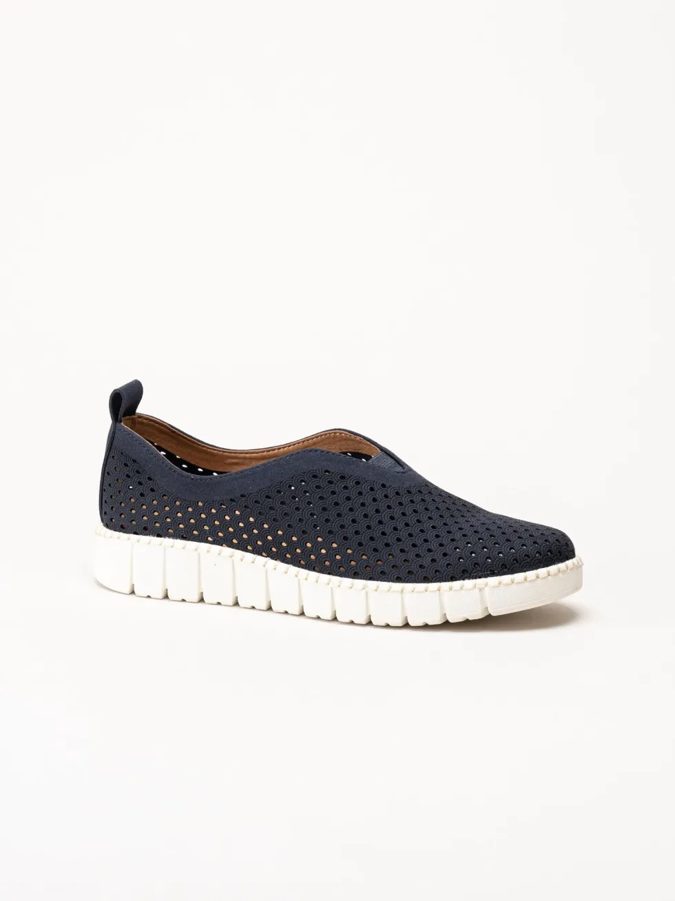 Jana - Marinblå slip on skor