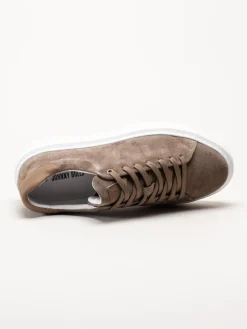 Johnny Bulls - Mörkbruna sneakers i mocka