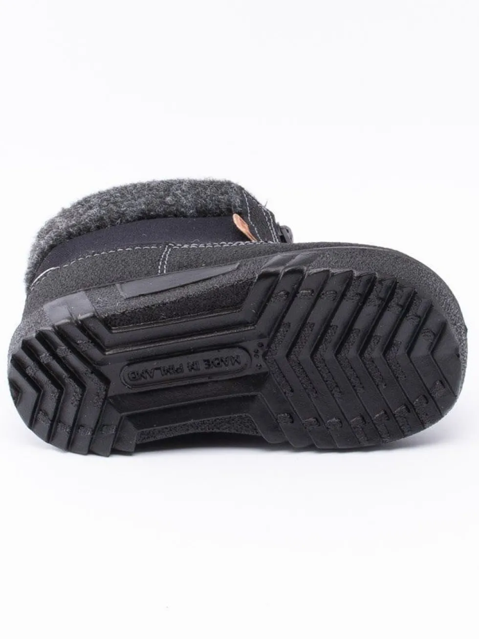 Kuoma - Baby Fleece Collar - Svarta ullfodrade vinterkängor