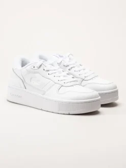 Lacoste - T-Clip Platform - Vita sneakers i skinn