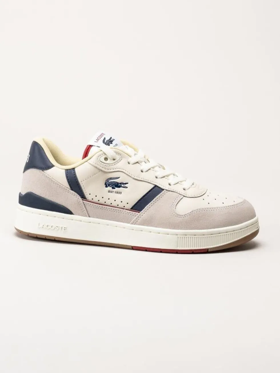 Lacoste - T-Clip Set - Beige multifärgade sneakers