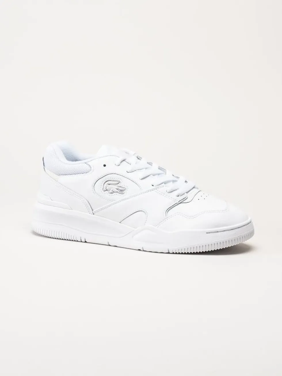 Lacoste - Vita sneakers i skinn