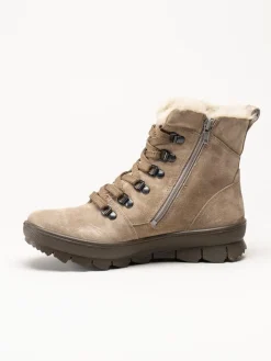 Legero - Beige fodrade kängor med Gore-Tex