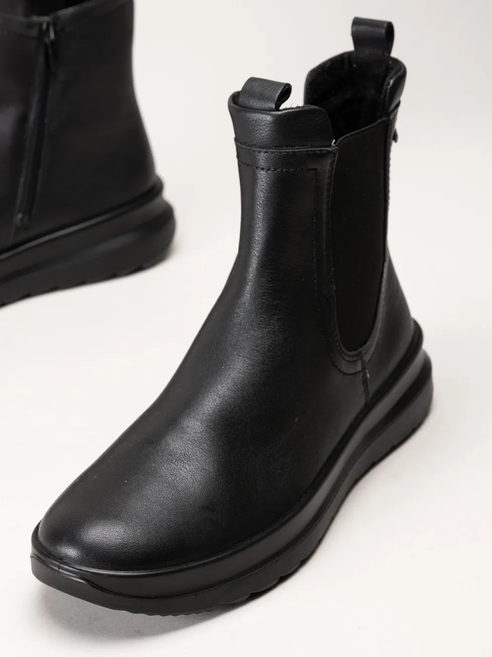 Legero - Dreamer - Svarta boots i skinn med Gore-Tex