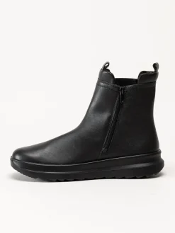Legero - Dreamer - Svarta boots i skinn med Gore-Tex