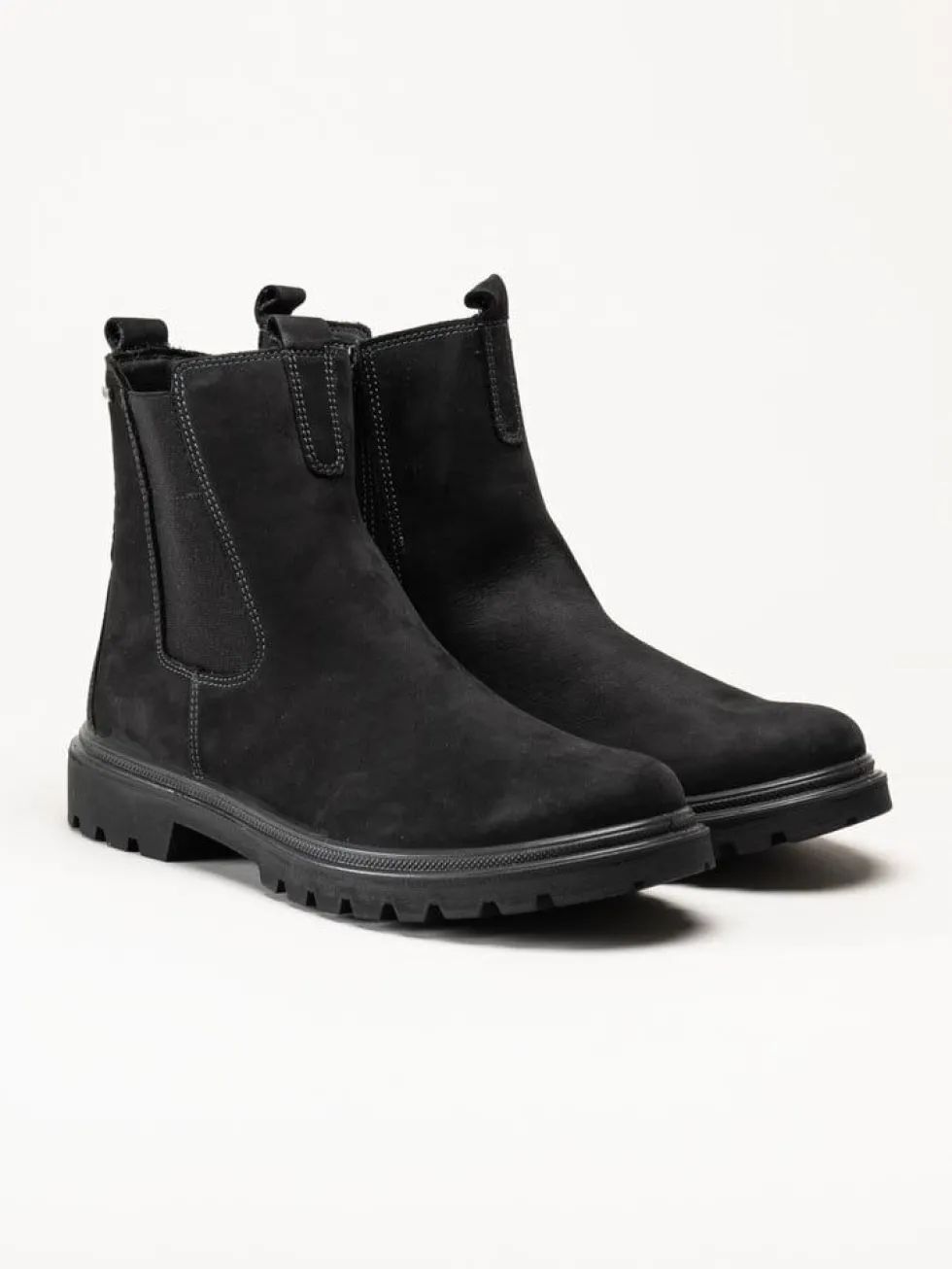Legero - Monta - Svarta fodrade chelsea boots med Gore-Tex