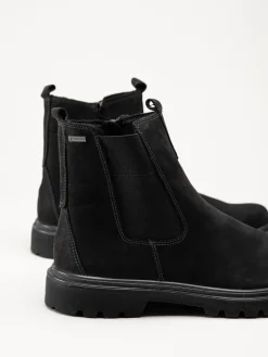 Legero - Monta - Svarta fodrade chelsea boots med Gore-Tex