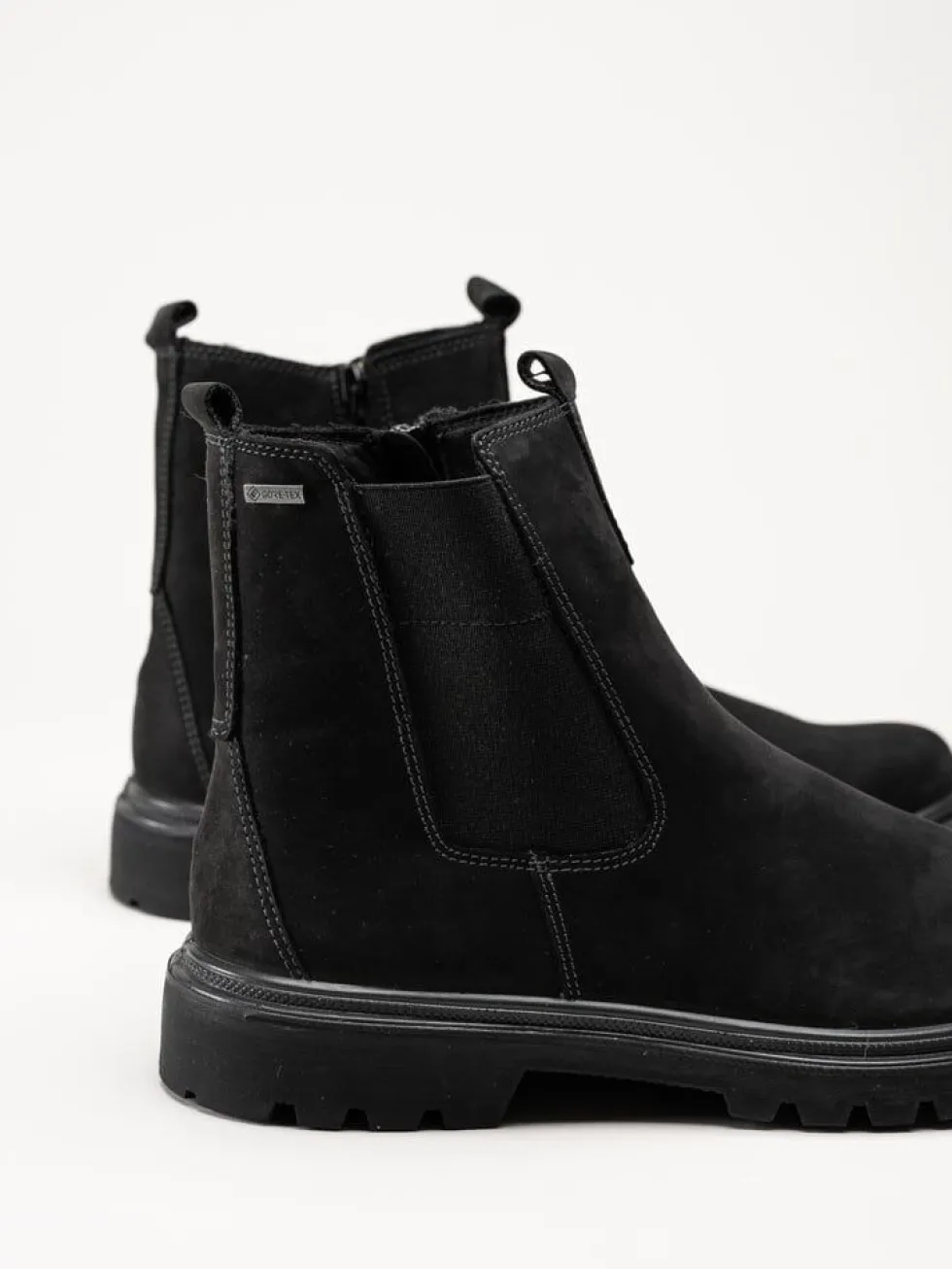 Legero - Monta - Svarta fodrade chelsea boots med Gore-Tex