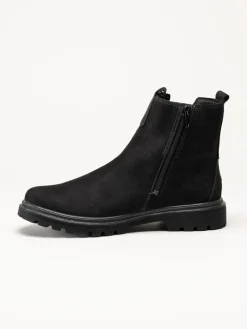 Legero - Monta - Svarta fodrade chelsea boots med Gore-Tex
