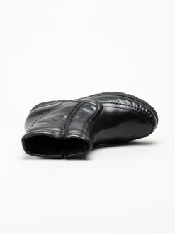 Marco Bossi - Svarta fodrade boots i skinn