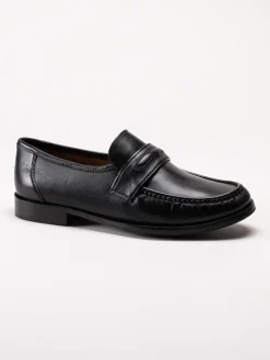 Marco Bossi - Svarta loafers i skinn