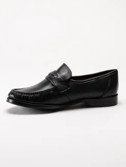 Marco Bossi - Svarta loafers i skinn