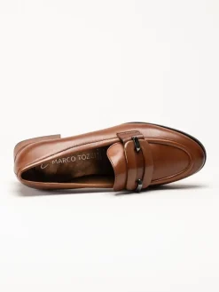 Marco Tozzi - Bruna loafers i skinn