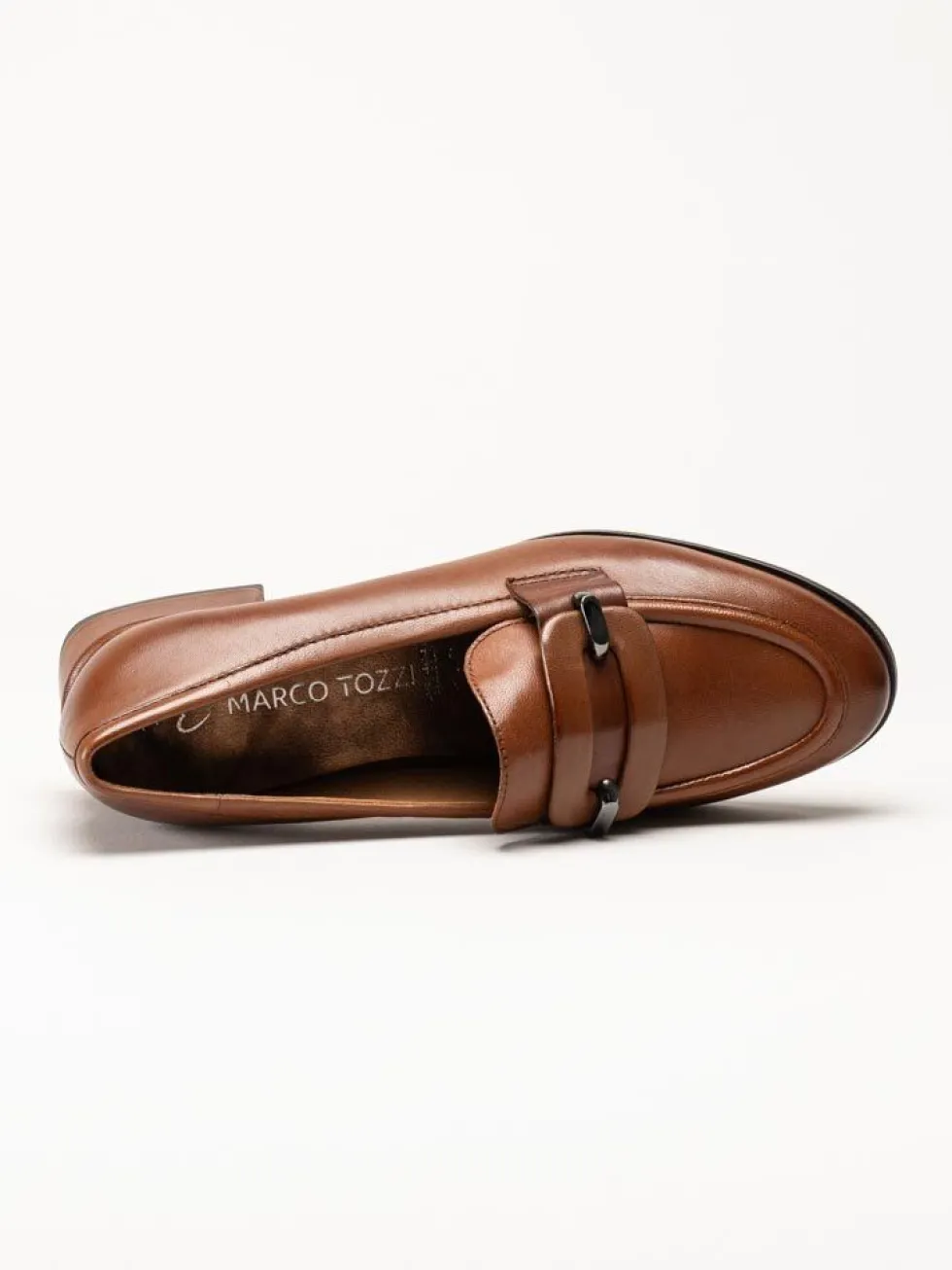 Marco Tozzi - Bruna loafers i skinn