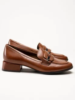 Marco Tozzi - Bruna loafers i skinn