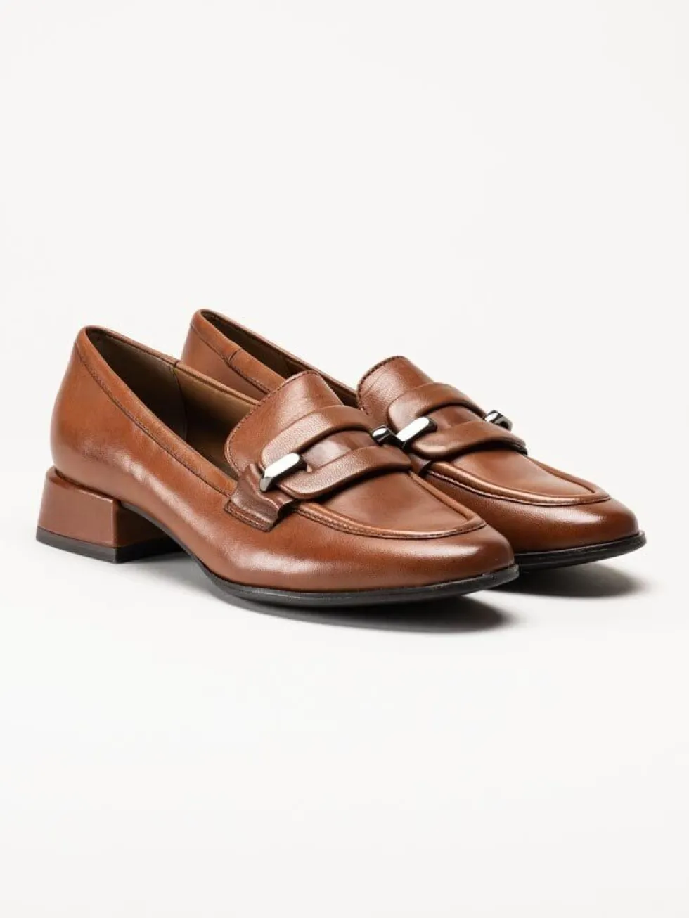 Marco Tozzi - Bruna loafers i skinn