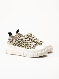 Marco Tozzi - Leopardmönstrade chunky sneakers
