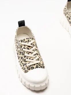 Marco Tozzi - Leopardmönstrade chunky sneakers