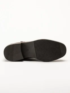 Marco Tozzi - Ljusbruna boots i skinn
