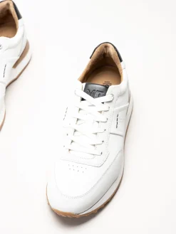 Marco Tozzi - MT Sport - Vita sneakers i skinn och mocka