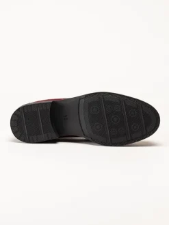Marco Tozzi - Röda loafers i mocka
