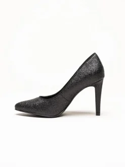 Marco Tozzi - Svarta glitterpumps