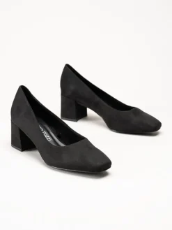 Marco Tozzi - Svarta pumps i mockaimitation