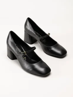 Marco Tozzi - Svarta pumps med slejf