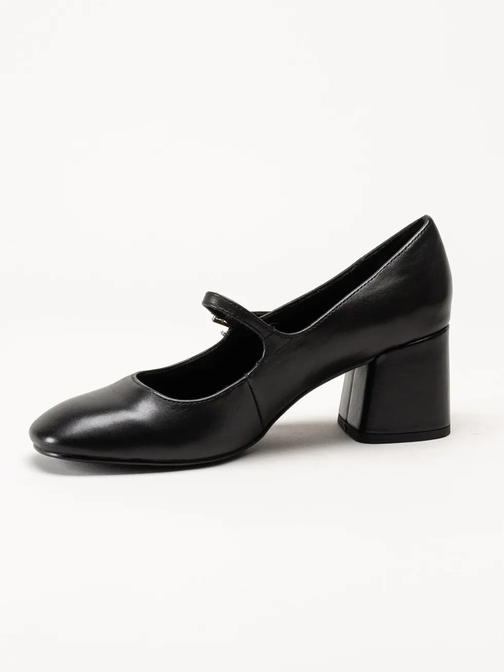Marco Tozzi - Svarta pumps med slejf
