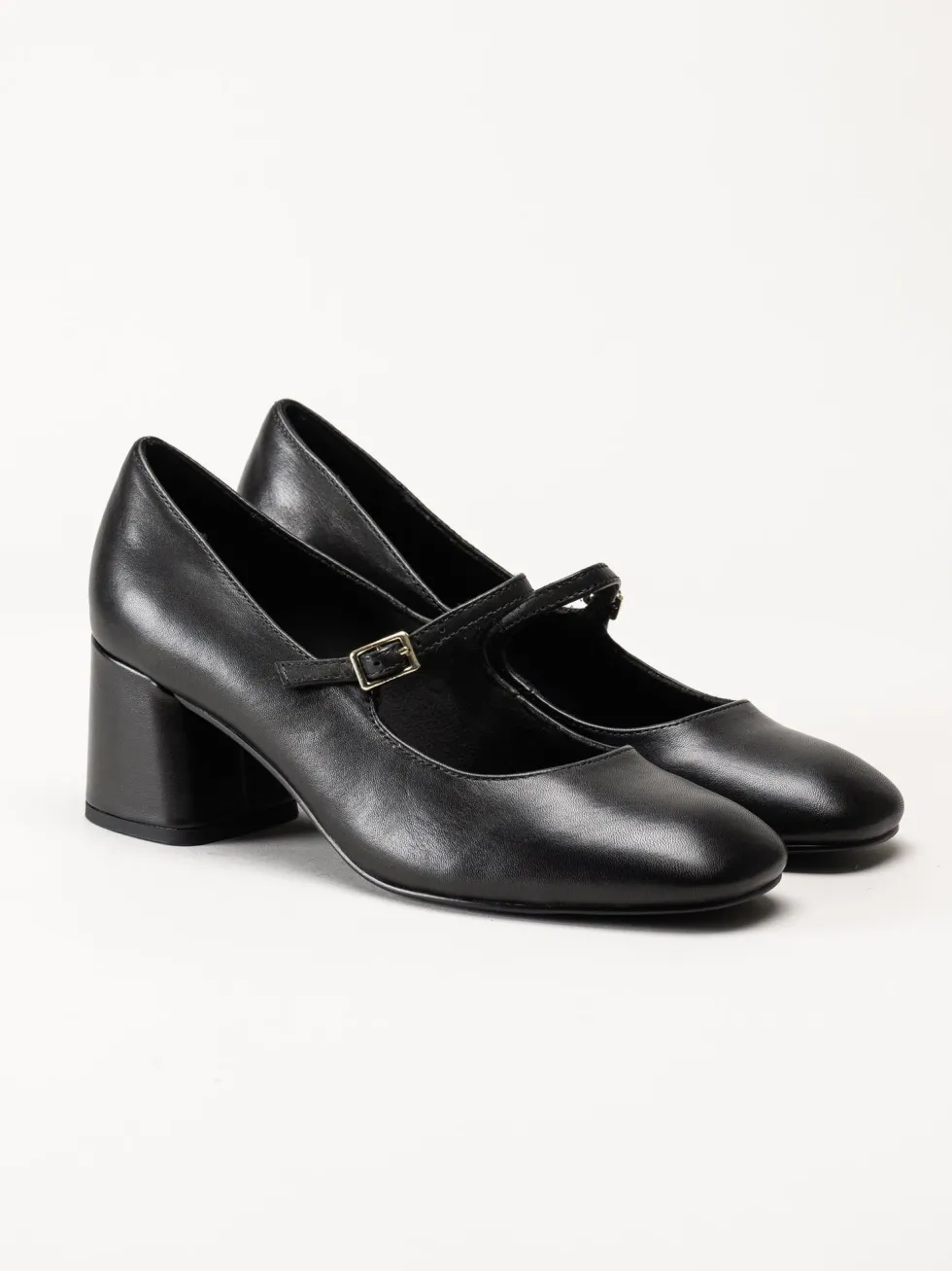 Marco Tozzi - Svarta pumps med slejf