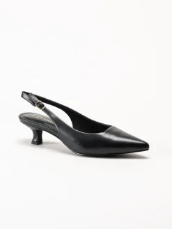 Marco Tozzi - Svarta slingback pumps