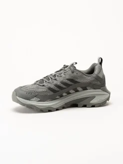 Merrell - Moab Speed 2 - Mörkgrå sneakers i mesh