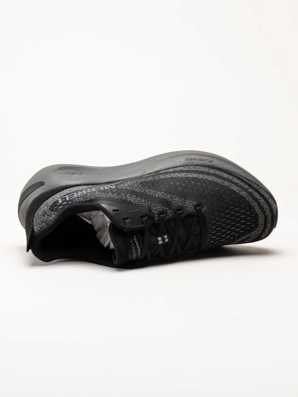 Merrell - MORPHLITE - Svarta löparskor i textil