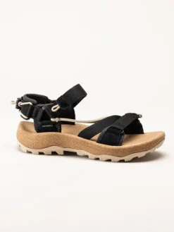 Merrell - SPEED FUSION WEB RMX - Svarta sportiga sandaler