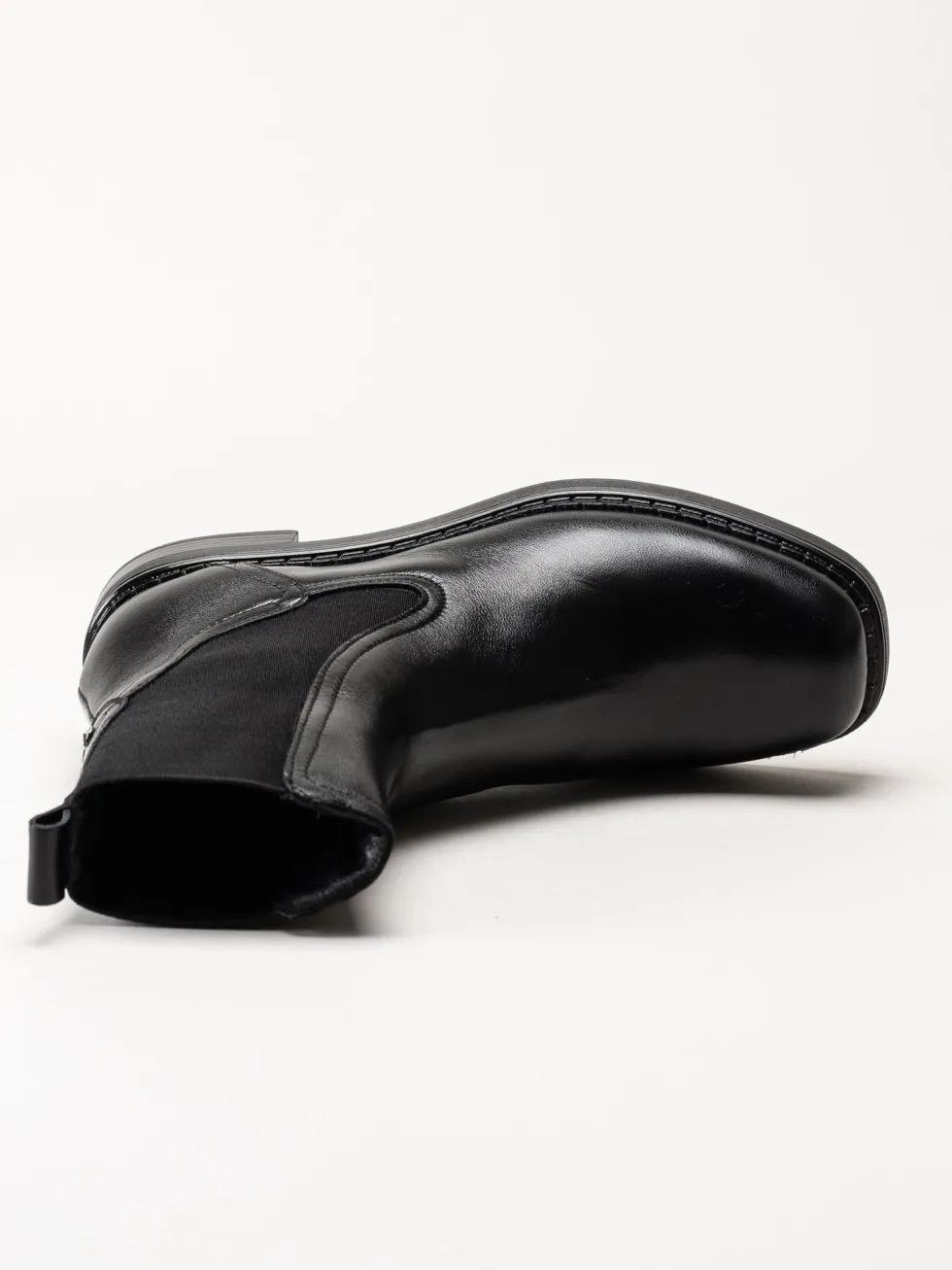 Mjus - Dekster - Svarta chelsea boots i skinn