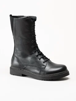 New Feet - Svarta höga snörkängor