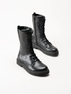 New Feet - Svarta höga snörkängor