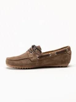 Novita - Palmi Sail - Bruna loafers i mocka