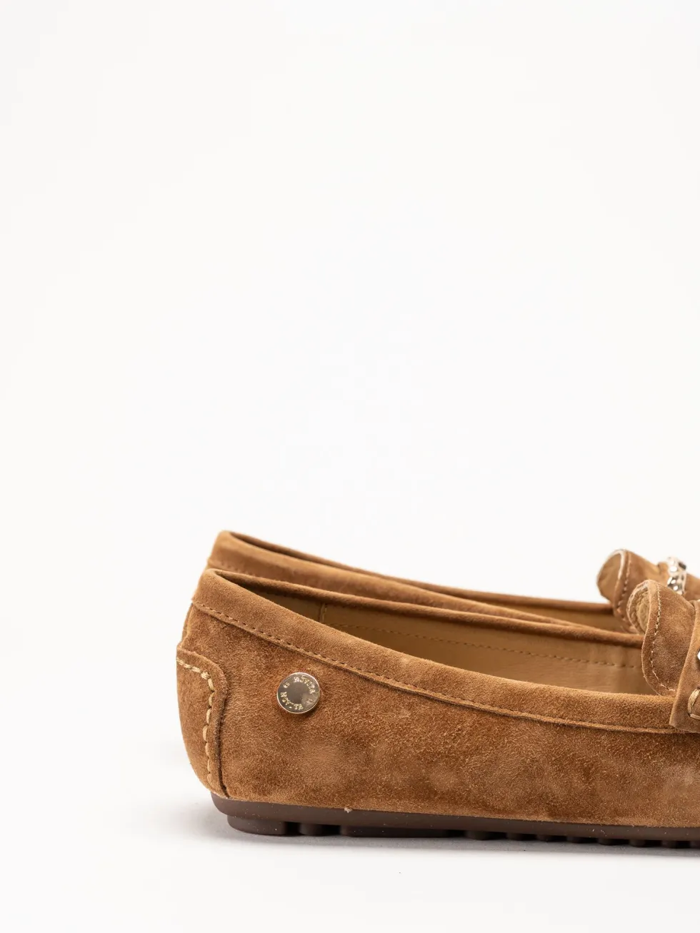 Novita - Parma - Ljusbruna loafers i mocka