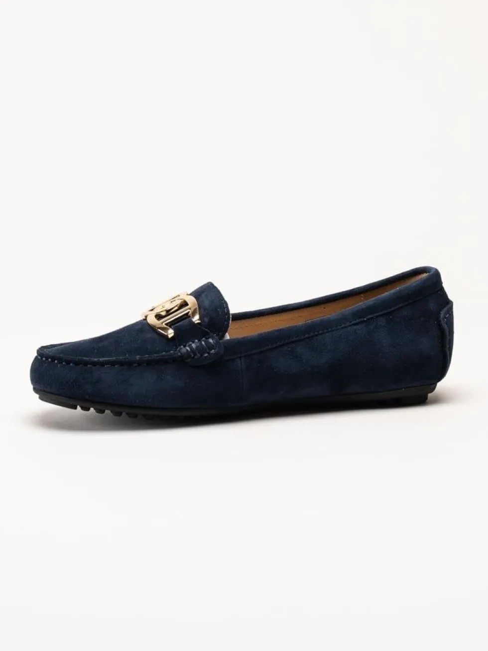Novita - Parma Royal - Marinblå loafers i mocka