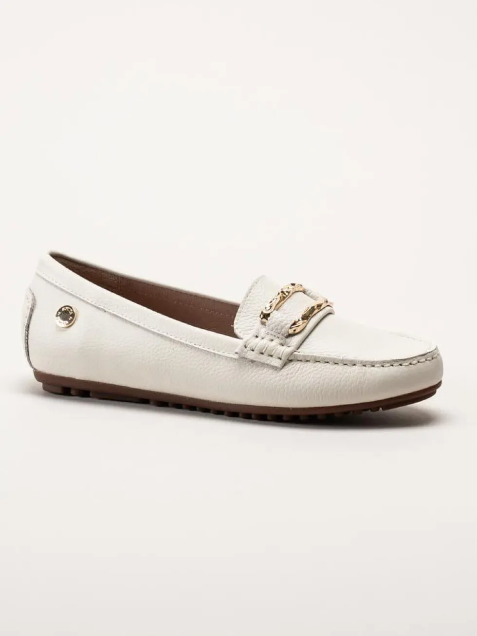 Novita - Parma - Vita loafers i skinn