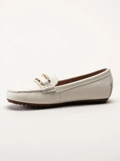 Novita - Parma - Vita loafers i skinn