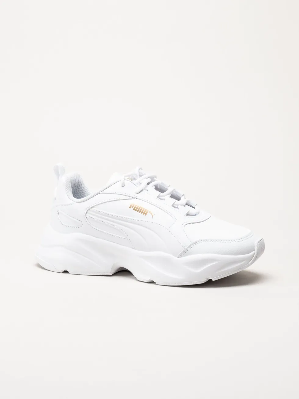 Puma - Cassia 2.0 - Vita sneakers i skinnimitation