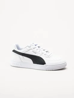 Puma - Caven III - Vita sneakers i skinnimitation