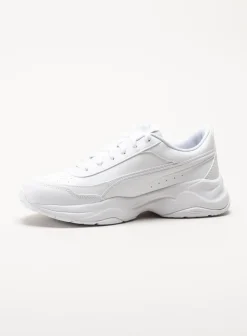 Puma - Cilia Mode - Vita sneakers i skinnimitation