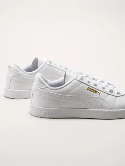 Puma - Club II SL - Vita sneakers i skinnimitation