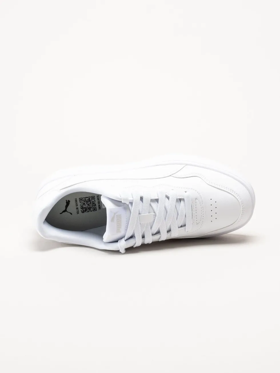 Puma - Court Lally Skye - Vita platåsneakers